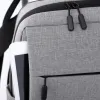 A simple and fashionable grey backpack, a lightweight and large-capacity student commuting travel bag Application Scenario